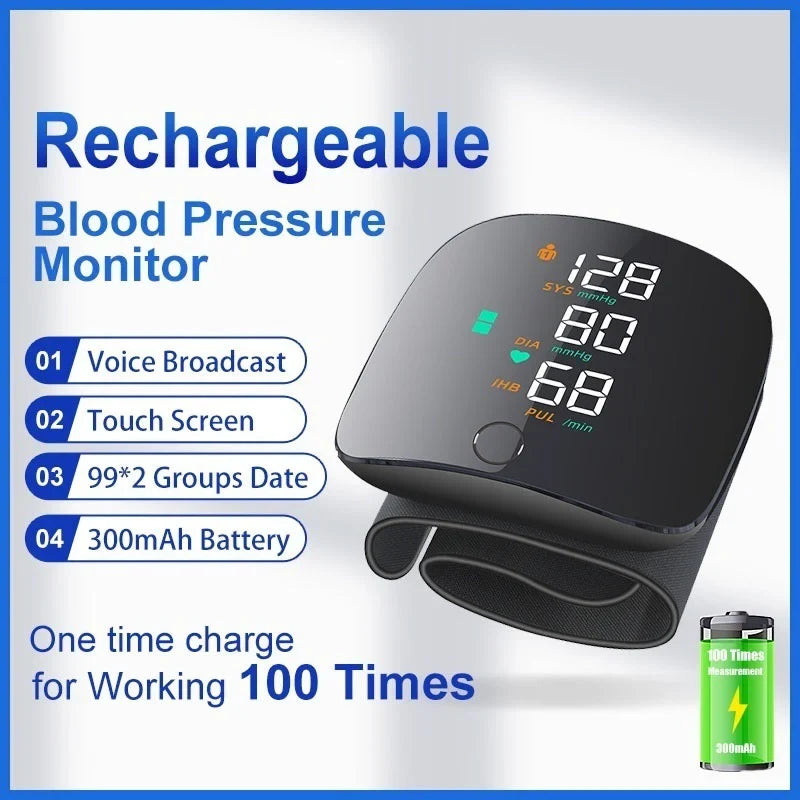 Wrist Electronic BP Monitor