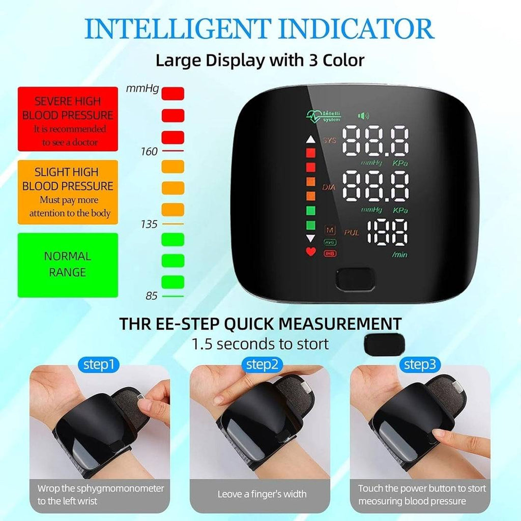Wrist Electronic BP Monitor